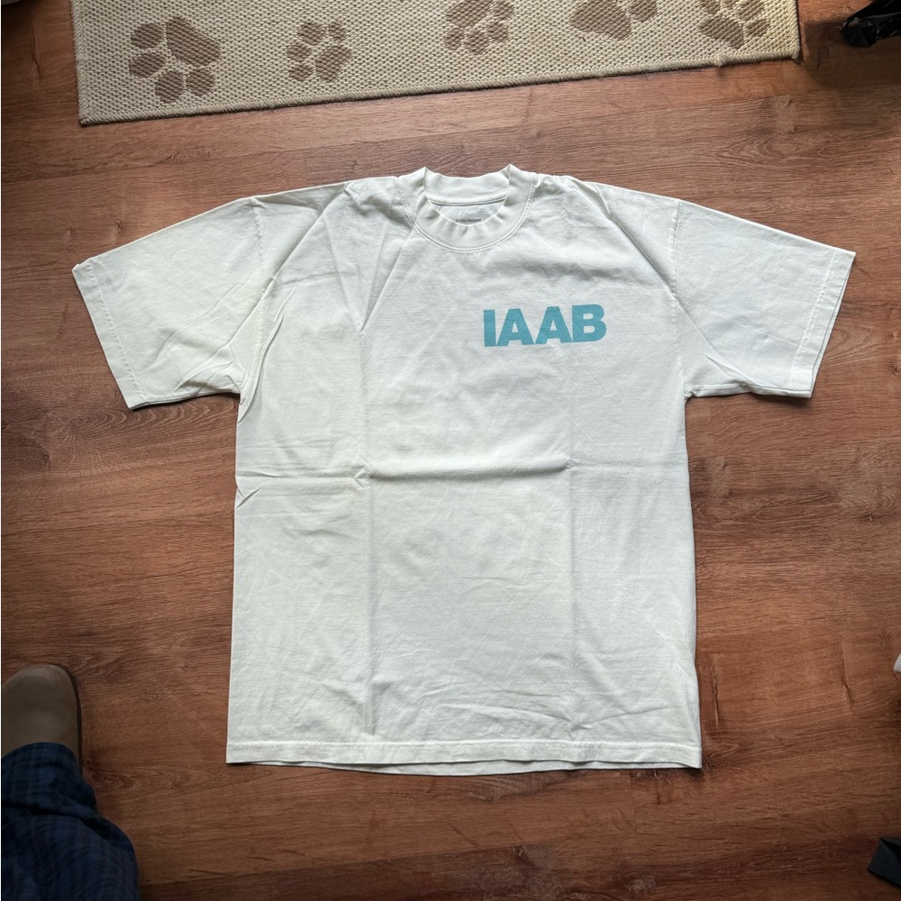 Drake IAAB tour ovo White Short-Sleeve Crewneck T-Shirt